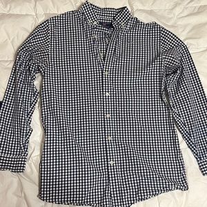 Vineyard Vines Navy/White checkered Button Down